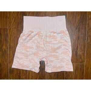 AYBL Camo Seamless Shorts Peach Size Small